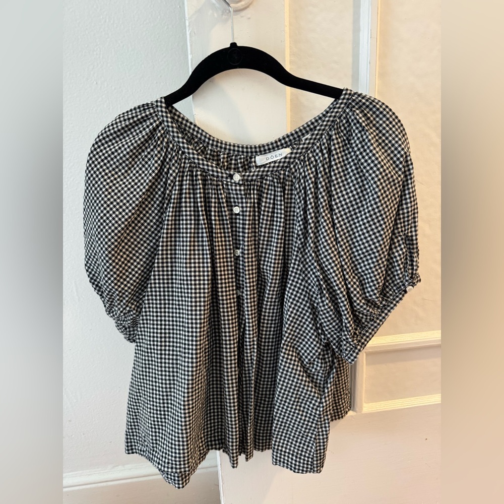 Doen June Gingham Top - Small